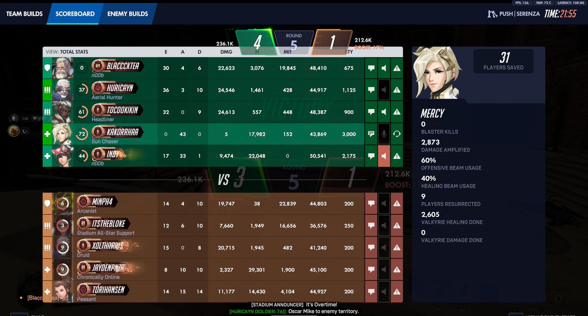 kakorrhaa's tweet image. DEATHLESS AND FIRST MVP !!!

#mercynation #stadium #mvp #overwatch #mercy