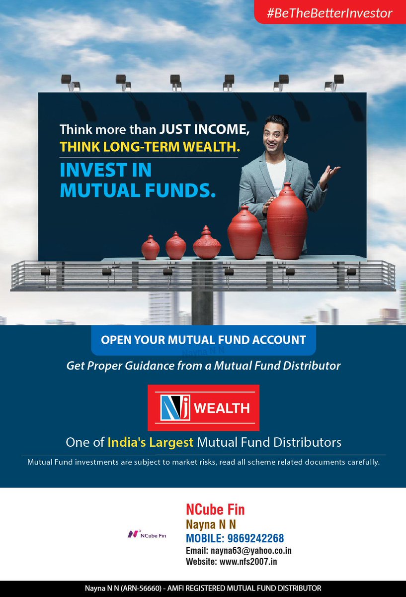 CubefinN7949's tweet image. Financial freedom with MF

Build more than just money. Take steps towards financial independence with mutual funds. Open An Account Now &amp;amp; Get Proper Guidance of a Mutual Fund Distributor. #mutualfund #sip #investments #wealthbuilding #nfs