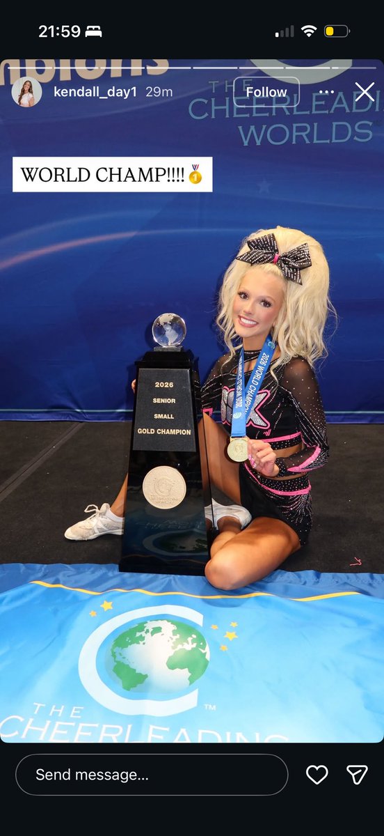 World champ Karly Day!