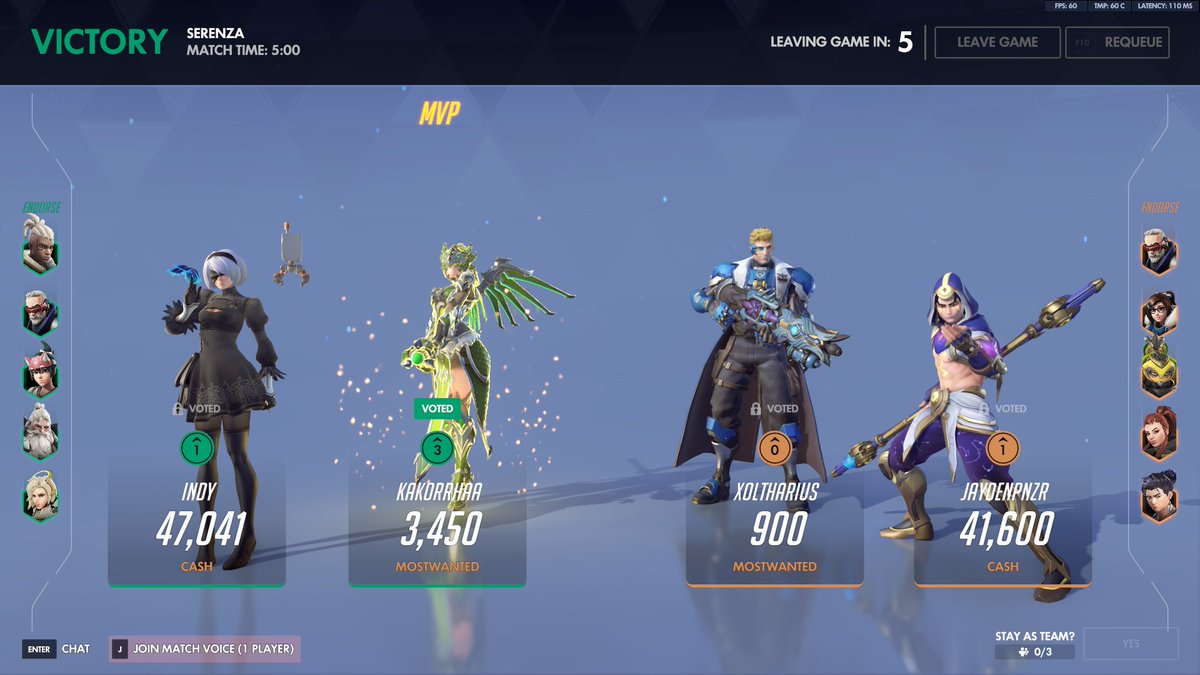 kakorrhaa's tweet image. DEATHLESS AND FIRST MVP !!!

#mercynation #stadium #mvp #overwatch #mercy