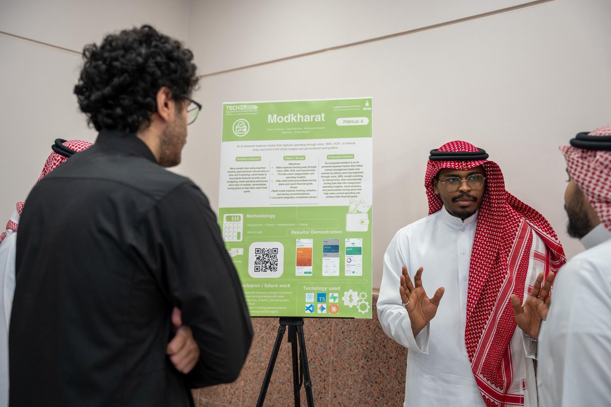 KAU_Events's tweet photo. انطلاق Tech Hub،
حيث تحضر الابتكارات الطلابية في مشهدٍ يلتقي فيه الشغف بالتقنية، وتبدأ فيه الأفكار رحلتها نحو أفقٍ أوسع.

#جامعة_الملك_عبدالعزيز #KAU #TechHub3 https://t.co/aMlQ19UfSg
