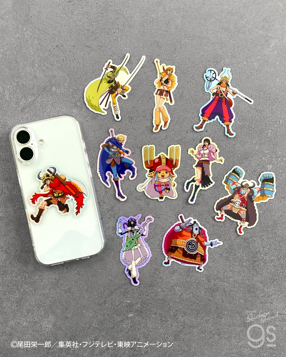generalsticker's tweet photo. 今月スタートした ＃ONEPIECE
エルバフ編の麦わら一味のステッカーが登場！✨
▶️ホログラム素材で全10種

購入はこちら👉https://t.co/VG8JB44t29

＃ゼネラルステッカー https://t.co/GcKyBbXysX