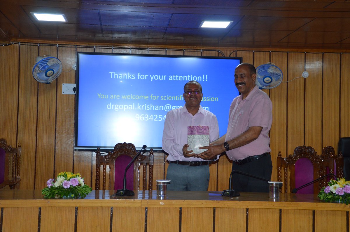 NIH_Hydrology's tweet image. Dr. Gopal Krishan, Scientist E, delivered an insightful talk on “Climate Resilient Management of Mountain Water Resources for Disaster Risk Reduction” during a training program on Climate Change-Induced Hazards and Disaster Management Strategies organized by the Department of