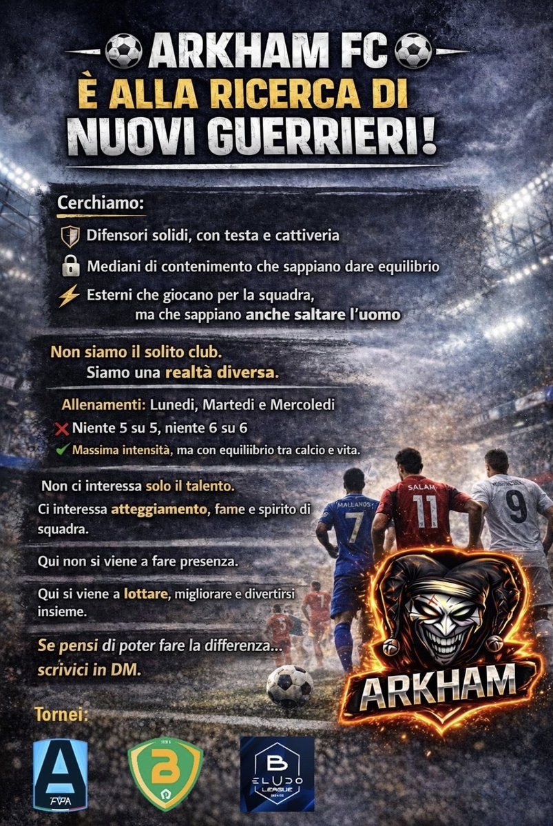 Arkham Fc tweet media