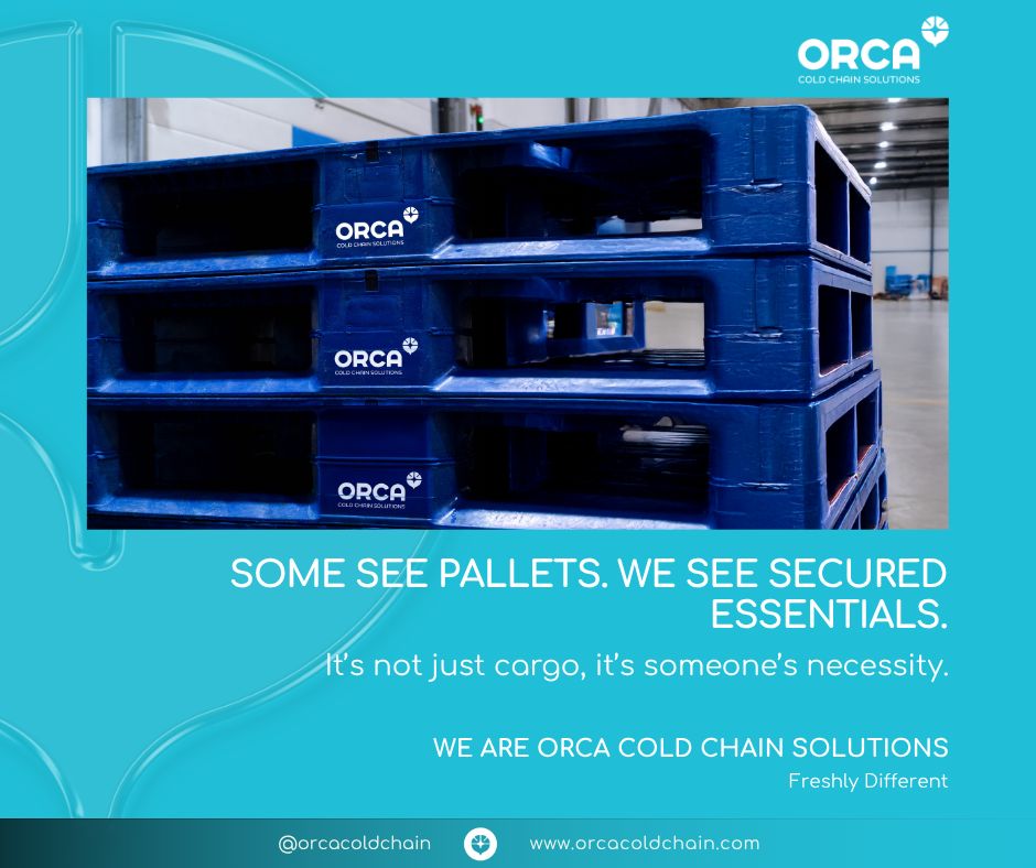 orcacoldchain's tweet image. Some see pallets. We see secured essentials—because every shipment carries what truly matters. ❄️📦
#ORCAColdChain #ColdChain #Essentials