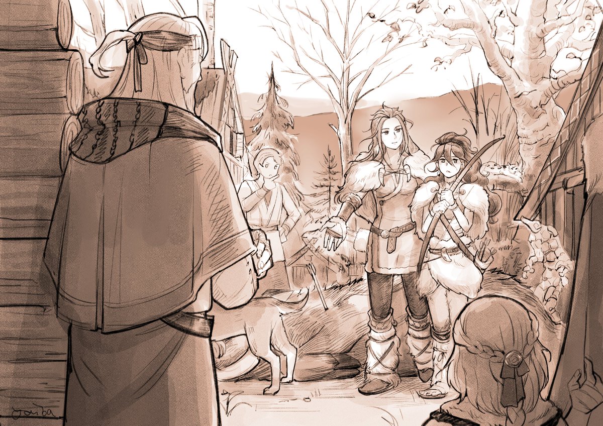 彼女が獲ってきたぞ