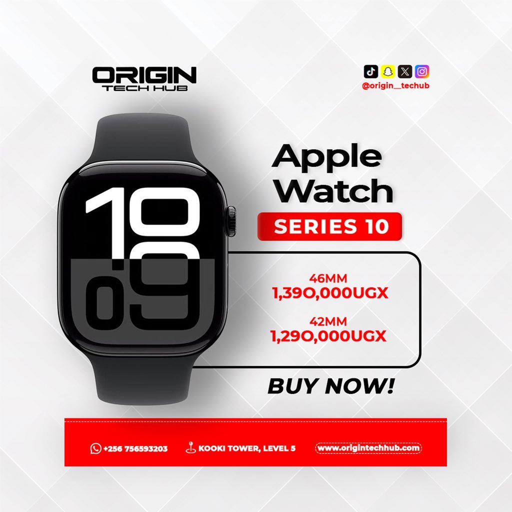 origin_techub's tweet photo. Upgrade your tech game with the latest Apple Watches at unbeatable prices!

Get yours today and experience the best in style, performance!

#origintech
#Applewatch https://t.co/LFpuVH4op6