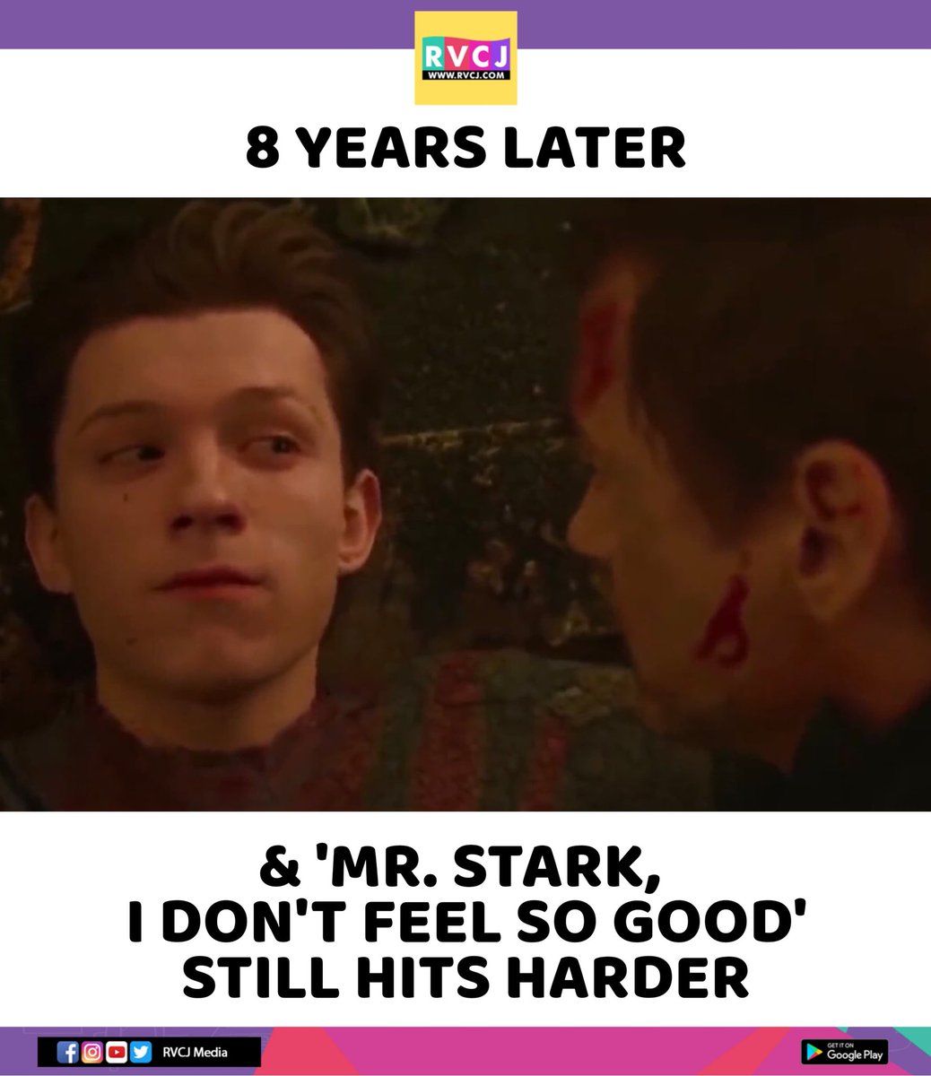 rvcjmovies's tweet image. 8 years of Avengers: Infinity War

#avengers #marvels #mcu #spiderman #ironman