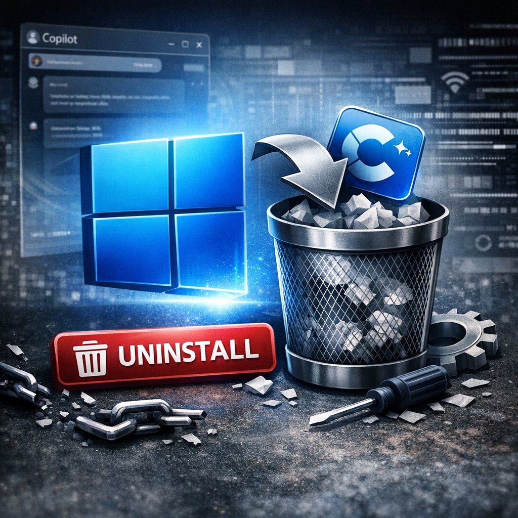 abnabdullah5's tweet image. مايكروسوفت أتاحت إزالة كوبايلوت من ويندوز 11 عبر سياسة جديدة بعد تحديث KB5083769، بشرط وجود مايكروسوفت 365 كوبايلت وألا يكون التطبيق عمل خلال 28 يومًا السابقة. الخطوة تمنح مسؤولي الأنظمة مرونة أكبر في إدارة الأجهزة وتأتي ضمن إعادة تقييم دور المساعد داخل النظام.
لتفاصيل أكثر: