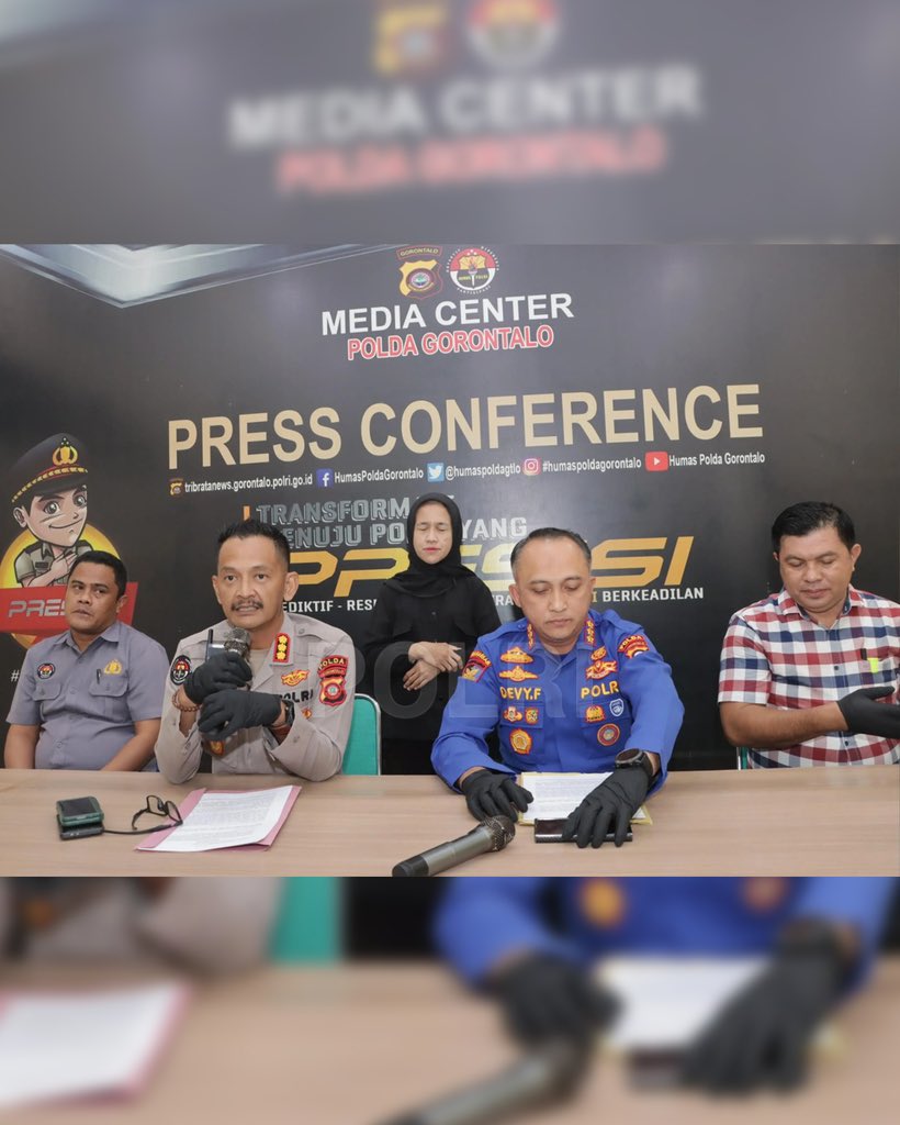 Res1Tulungagung's tweet photo. Ditpolairud Polda Gorontalo mengungkap temuan kapal terdampar yang diduga mengangkut bahan berbahaya jenis sianida, dan kini tengah menelusuri pemilik serta potensi pelanggaran hukumnya. Komitmen Polri terus #PeliharaKeamananIndonesia dan Konsisten Basmi Kriminalitas https://t.co/LndMZiC8W0