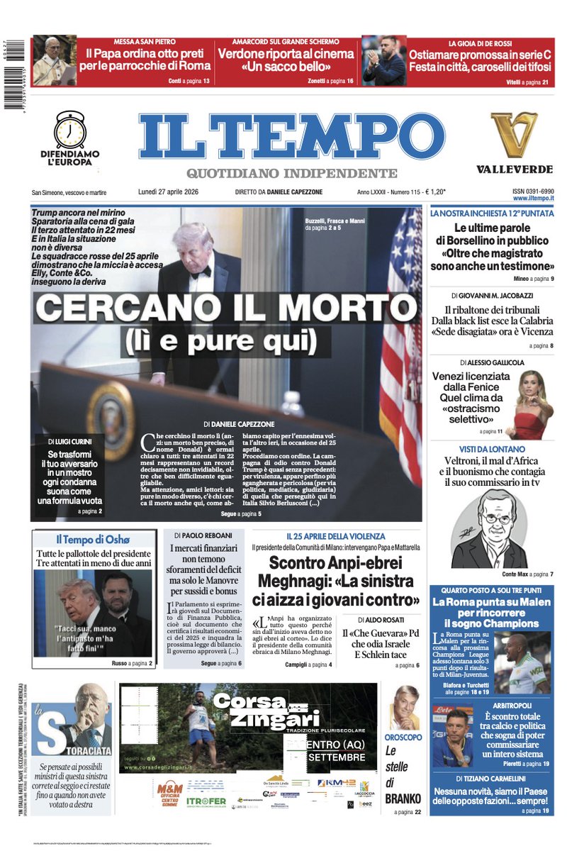 IL TEMPO tweet media