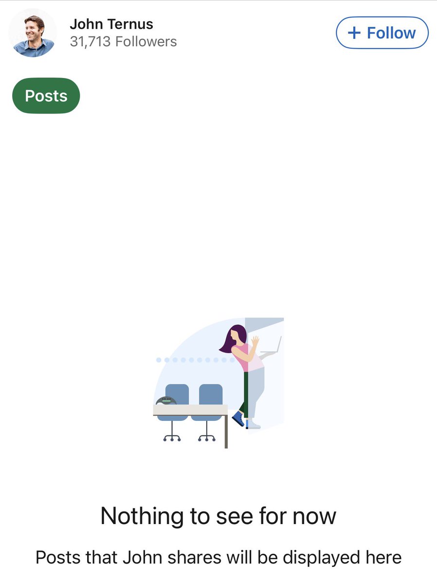 Fursatbhai's tweet image. John Ternus became the CEO of Apple without networking on LinkedIn. 

#linkedin #networking #johnternus #apple