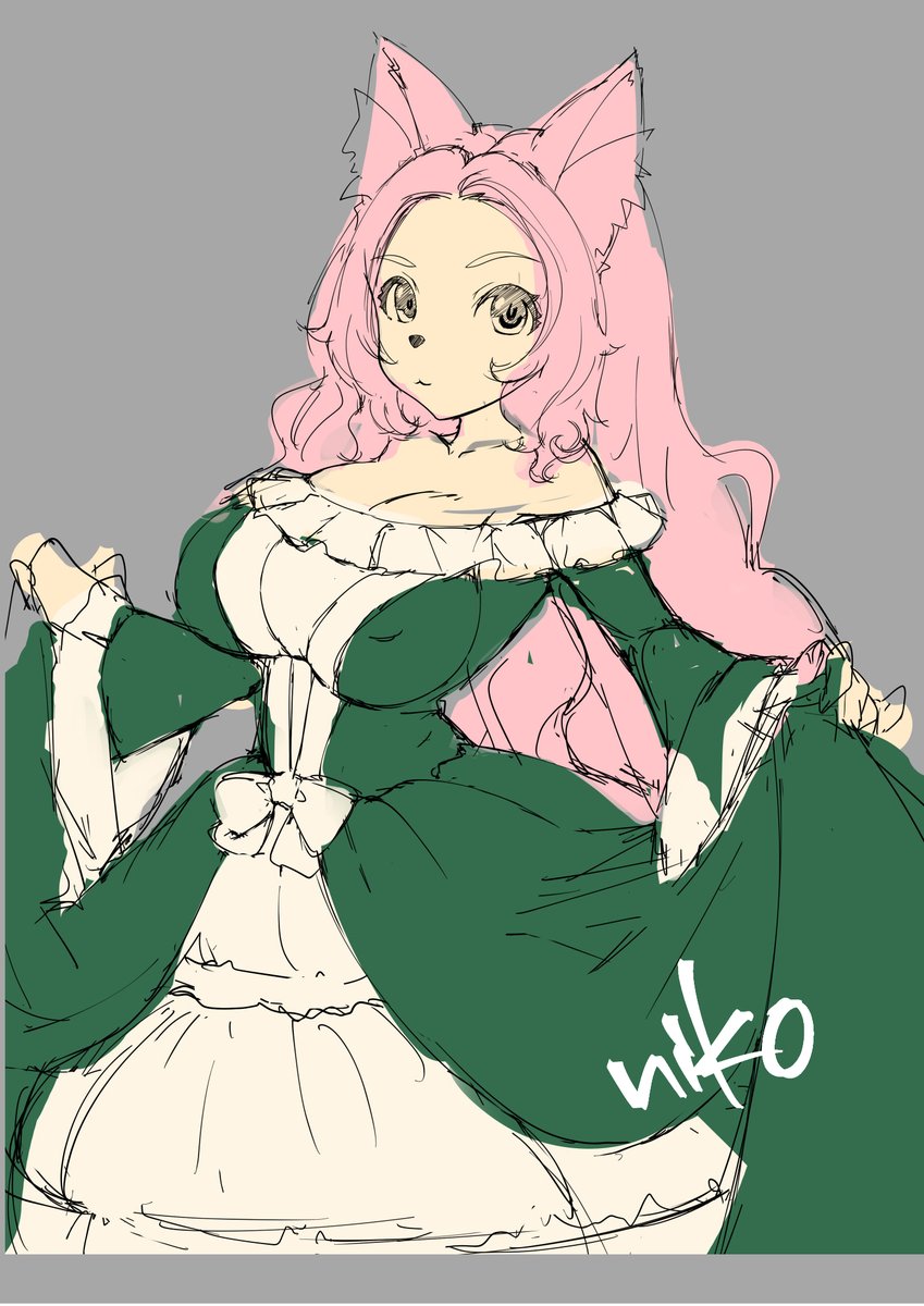 3年前の今頃描いたけもこが出てきた
もっと描いていきたい
これも仕上げたいなぁ 