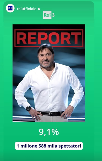 Moonlightshad1's tweet image. #Report ha battuto di nuovo gli ascolti di Che tempo che fa che si è fermato all'8,8% di share.

#Reportrai3