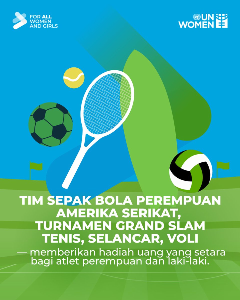 unwomenid's tweet image. Dari lapangan hingga ruang direksi, perempuan terus berjuang untuk hal yang seharusnya tidak dipertanyakan: #UpahSetara untuk pekerjaan bernilai setara.

#EqualPay