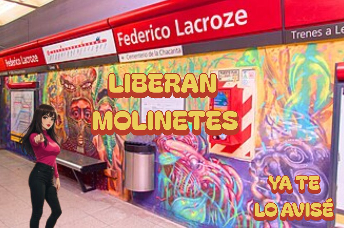 lauyateloavise's tweet image. Liberan molinetes en Estación #Lacroze de la #LíneaB @Emova_arg.
Los #metrodelegados reclaman por la reincorporación de una trabajadora  #YaTeLoAvisé. No afecta al servicio