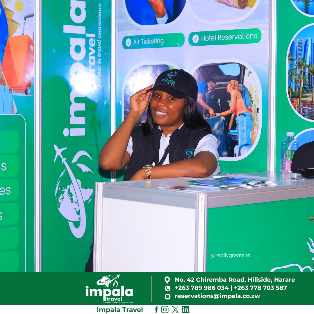 Impala_Travelzw's tweet image. ZITF may be over, but your next journey starts here 

It was a pleasure connecting with you and sharing how Impala Travel can take care of every detail — from takeoff to touchdown.

Let’s start planning your next getaway.
#impalatravel
#ZITF2026
#TravelSmart