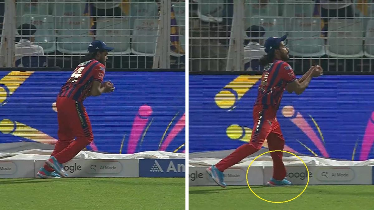 kapadia_pranay's tweet photo. That Finn Allen catch looked like a clear six. Fans deserve better clarity. Why the silence from the Board of Control for Cricket in India? #CheatingAgainstKKR https://t.co/9hGWcZTRBe