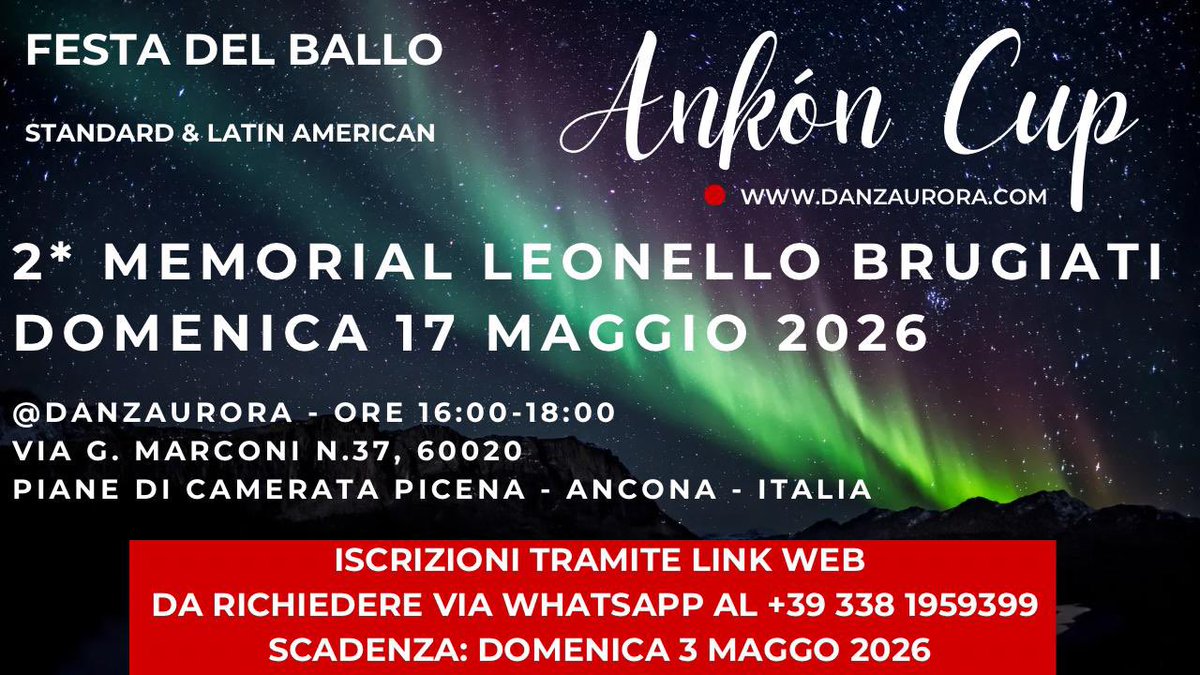 danzaurora's tweet photo. Ingresso Libero al Pubblico 
ℹ️ https://t.co/jsI72XzSqw https://t.co/tSjUcPv9CN