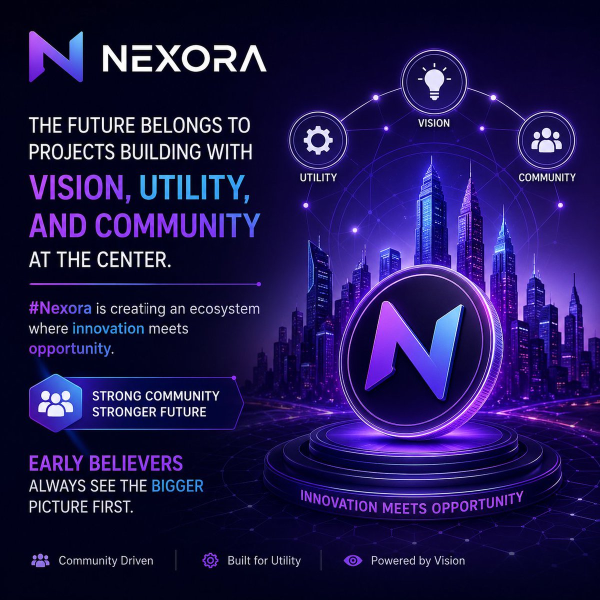 _Edimaisrael's tweet image. The future belongs to projects building with vision, utility, and community at the center.

@NexoraCoin26112 is creating an ecosystem where innovation meets opportunity. 

Early believers always see the bigger picture first. 
#Nexora #project
