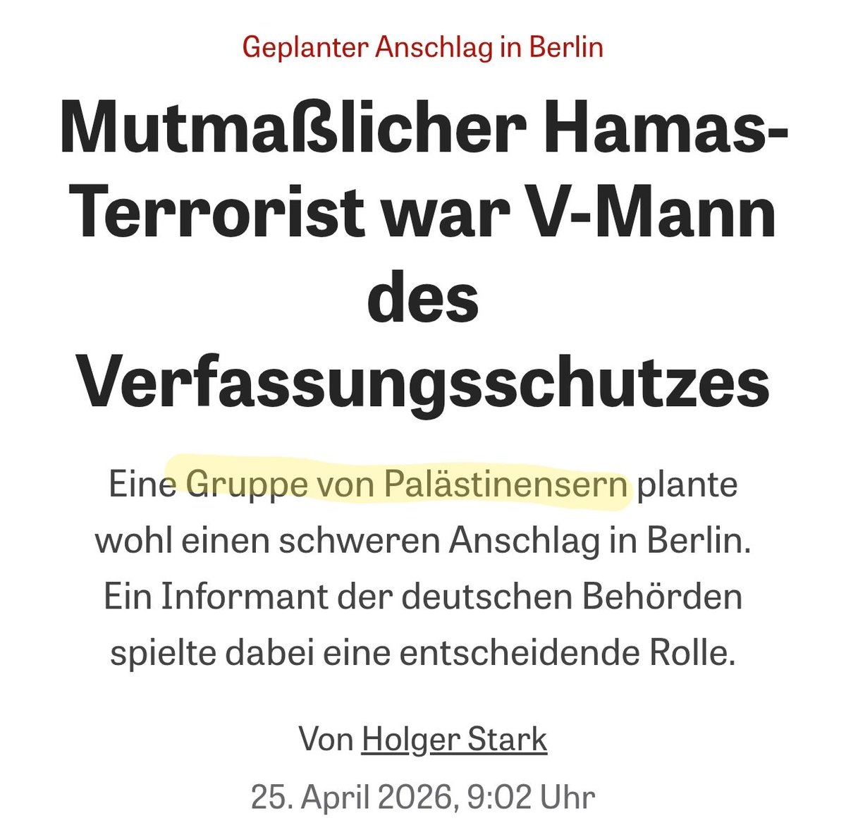 Unter dem Schutz der #Staatsräson dürfen Deutsche Medien wie hier <a href="/zeitonline/">DIE ZEIT</a> solche Sublines verfassen.