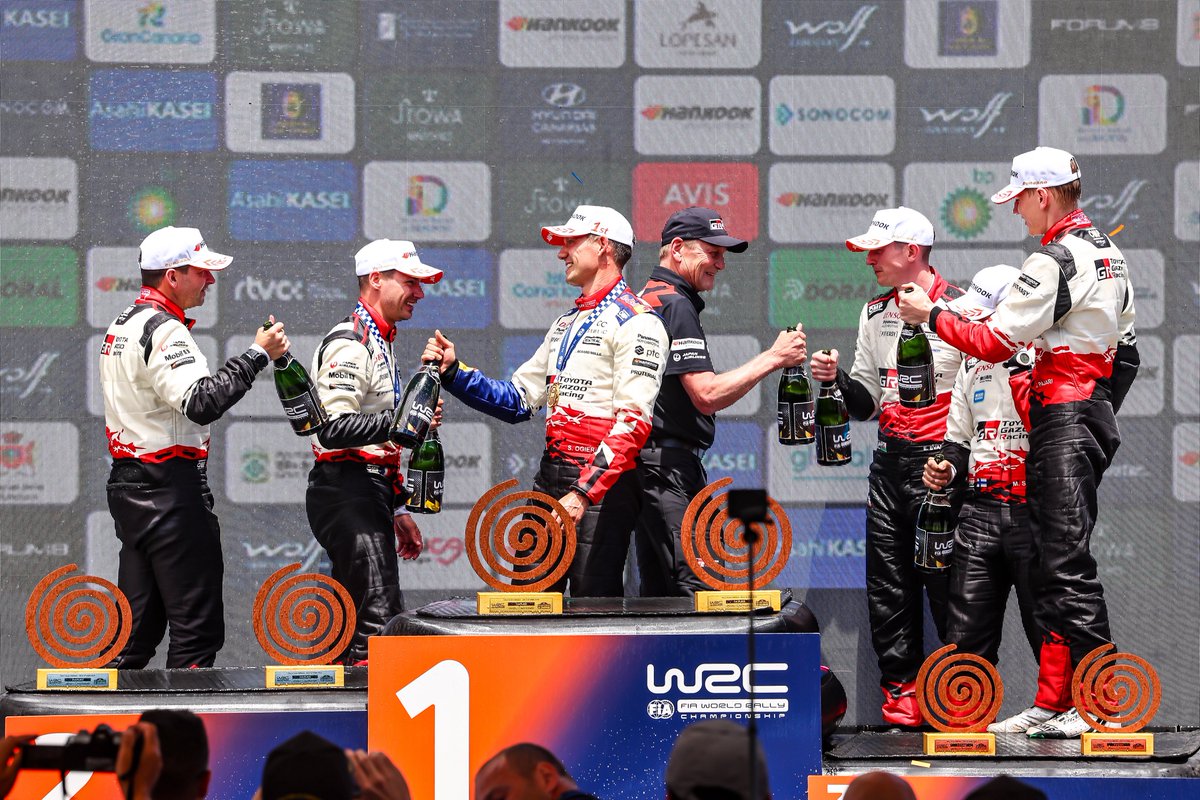 TGR_WRC's tweet photo. Ogier back on top 👑

#ToyotaGAZOORacing #GRYaris #WRC #RallyIslasCanarias 🇮🇨 https://t.co/wtFMeSLgIa