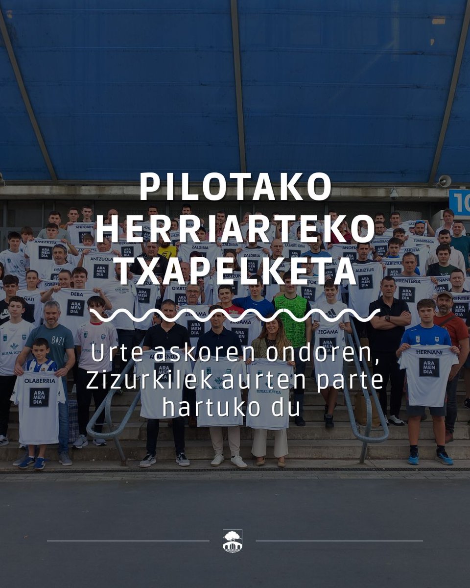ZizurkilgoUdala's tweet image. ⚾ Urte askoren ondoren, aurten Zizurkilek Pilotako Herriarteko Txapelketan parte hartuko du! ⚾

🗓️ Partidak maiatzaren 3an, igandean, hasiko dira.
⚾Lehenengo partida Aiaren kontra jokatuko du Zizurkilek, etxean.

#zizurkil #pilota #herriartekoa