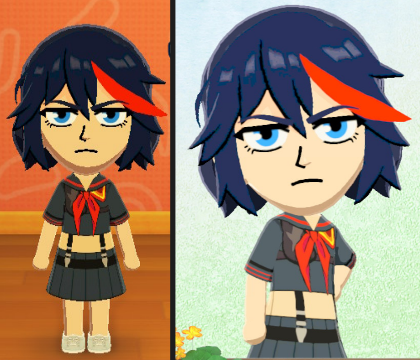 Ryuko Matoi (Kill La Kill) in Tomodachi Life