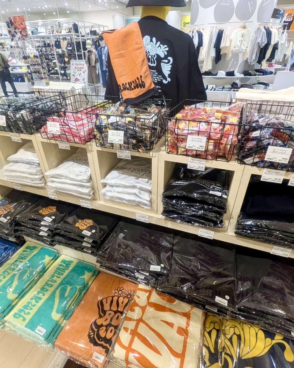 Rock in Japan タオルとストラップとTシャツvivala rock GOODS | VIVA LA ROCK 2023
