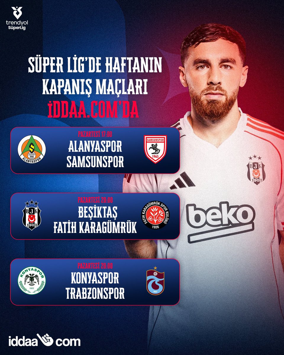 303903iddaa's tweet photo. ⚽️Süper Lig'de haftanın kapanış maçları 👑Kral Oran avantajıyla 303903 Emrah Okan Şans Oyunları’nda. 📲https://t.co/TqitjEMtti https://t.co/p5Oi7f3Ly2