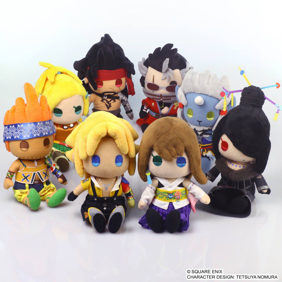 Square Enix will be releasing new Final Fantasy X plushies to celebrate the 25th anniversary!