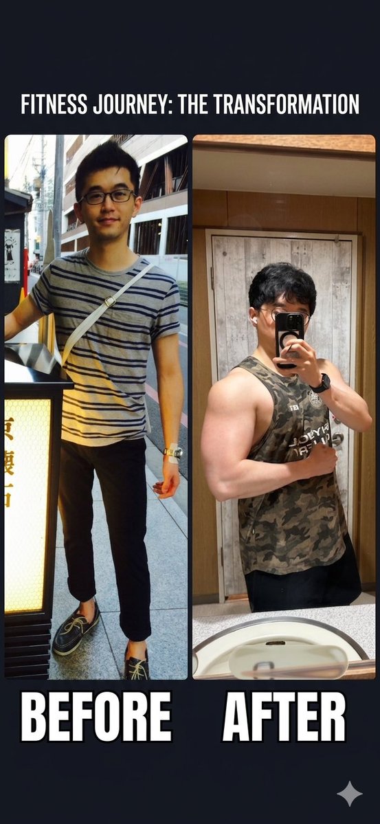 aiworkoutapp's tweet image. Before → After
Proof over words.

Built this change through
consistency, tracking, and discipline.

#BeforeAfter #FitnessTransformation #WorkoutMotivation #Consistency #FitnessApp