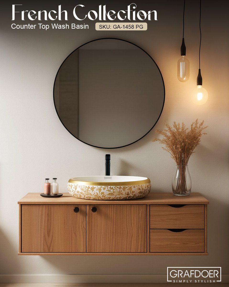 GrafdoerIndia's tweet image. Less around it. More focus on it.
Designer basin. Every detail stands out. 🚿

#ModernBathroom #DesignMatters #Grafdoer