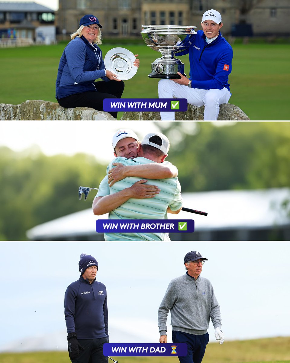 DPWorldTour's tweet photo. Matt Fitzpatrick is one win away from completing the Fitz-hatrick🏆🏆🏆 https://t.co/gSuH6xj52F