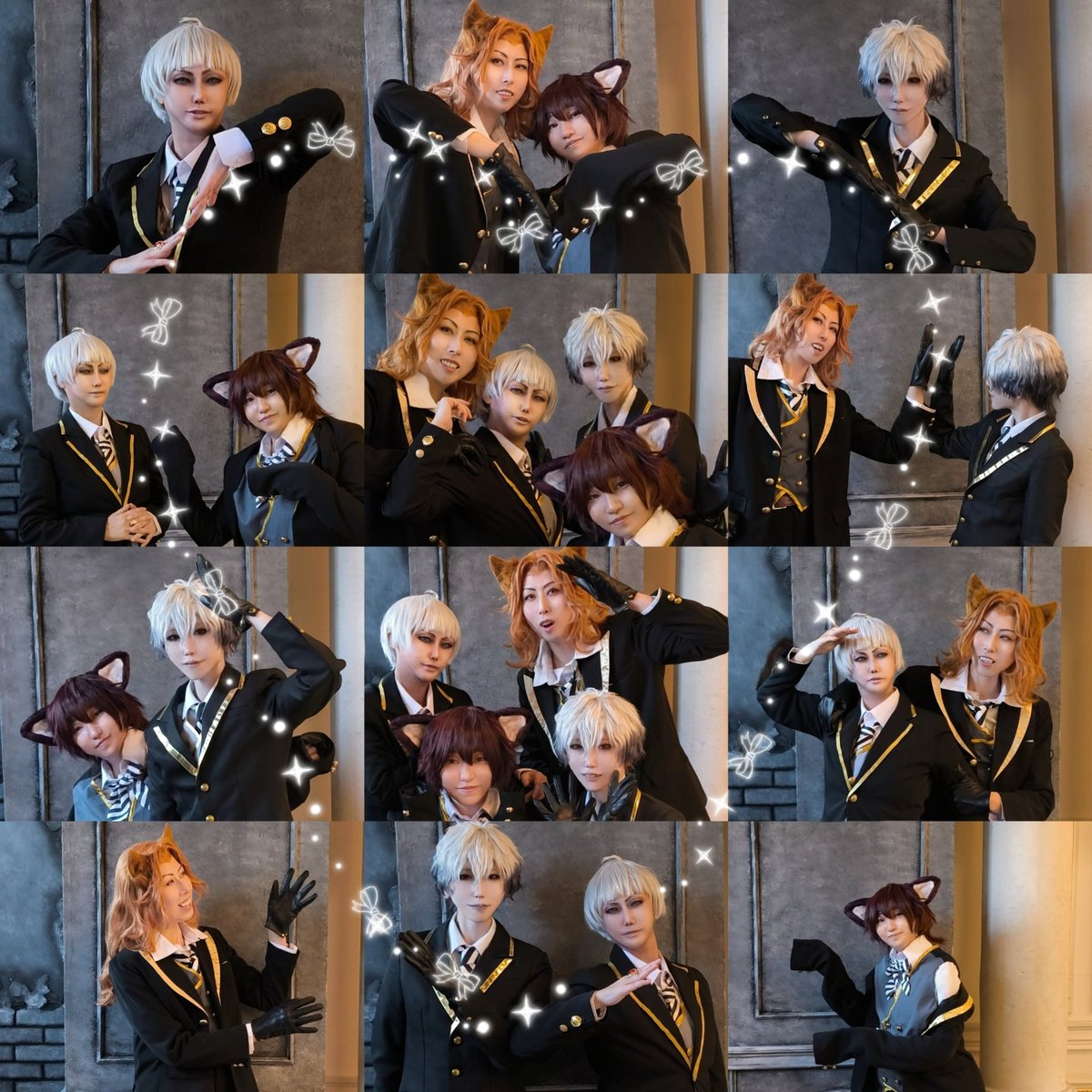 #きのあ仮装
#twstコスプレ

※捏造NRC制服
               Halloween組
・🦊🐱─・୨❤︎୧・─🔔🎃・
          親愛なる監督生へ

前に流行っていた
コラージュのハート作りしてみたわw