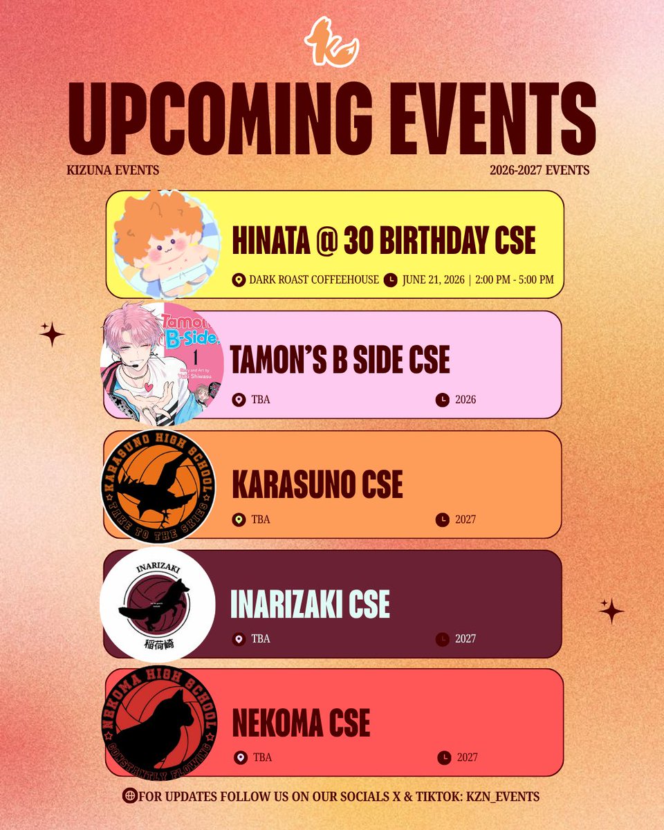 Kizuna Events tweet media