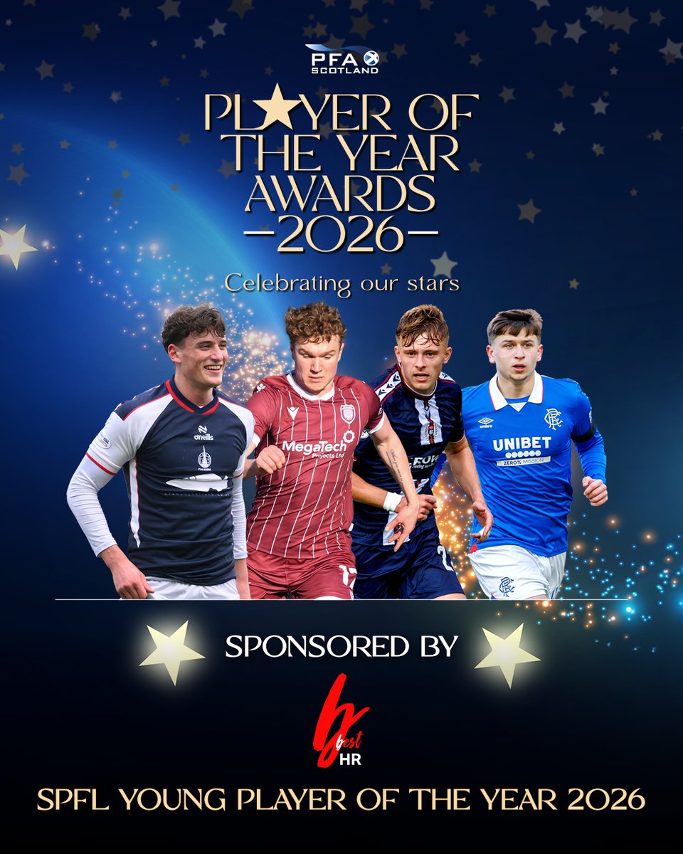 Congratulations to Luke Graham for being nominated for @PFAScotland SPFL Young Player of the Year ✨

A tremendous achievement 👏 