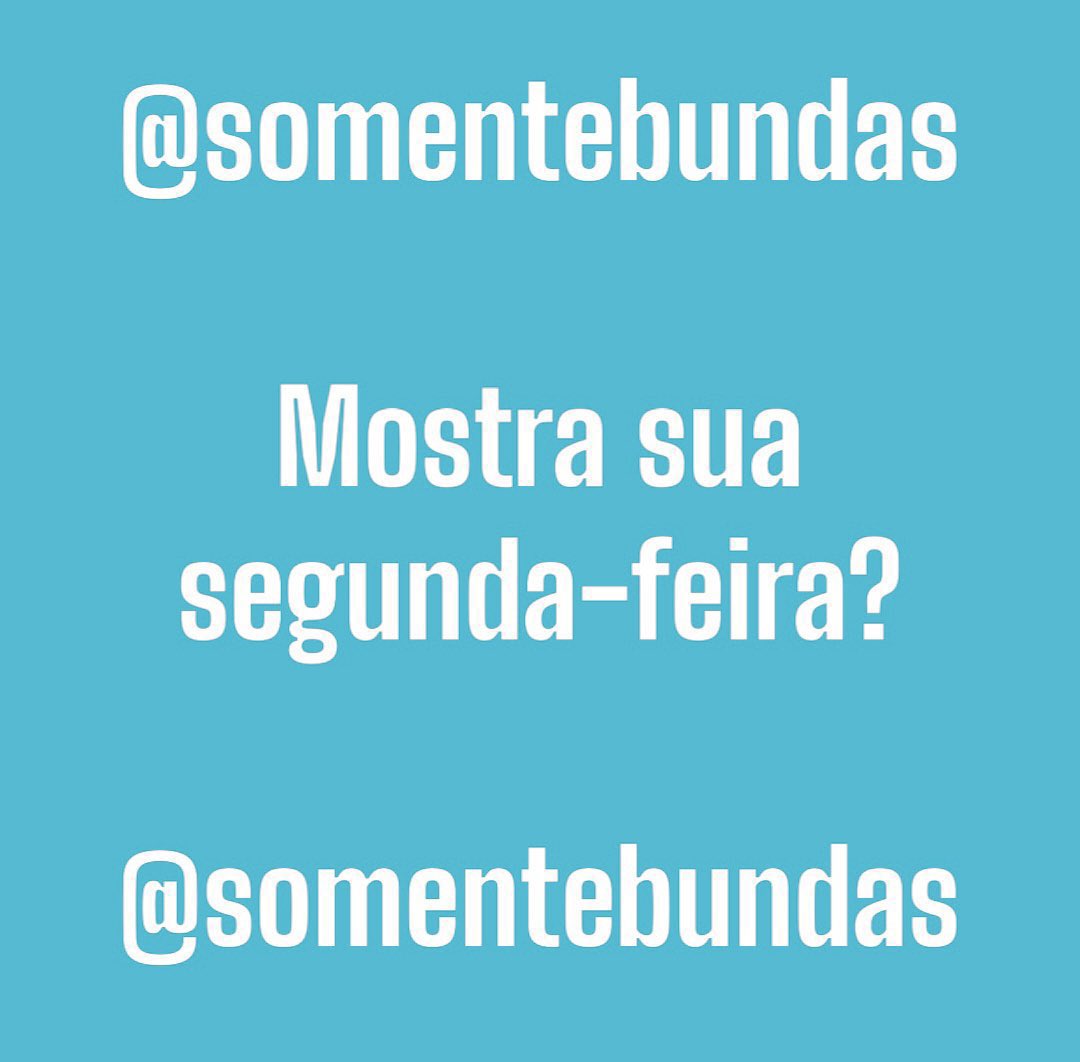 Somente Bundas tweet media