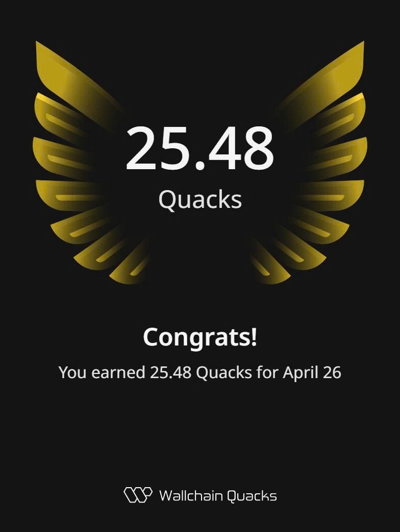 G to the M.. fam
just got 25.48 quacks today

<a href="/wallchain/">Wallchain Quacks</a> audience graph data keeps proving itself ... their deep dive on 3.3m followers showed how smart kol selection can deliver up to 6x more real niche reach for the same budget instead of just chasing big follower counts.