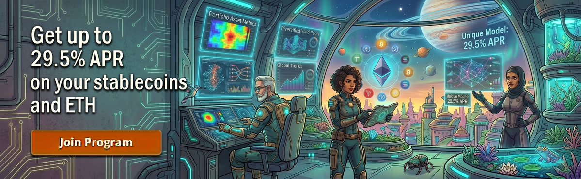 LuneExchange's tweet image. Looking for the highest stablecoin APY in 2026?
As Western Union prepares a global stablecoin launch, Lune.fi Earn shares real revenue.
Get up to 29.5% APR on your USDT and ETH.
Manage risks safely and secure the best yields today.
#LuneFi #Earn #USDT