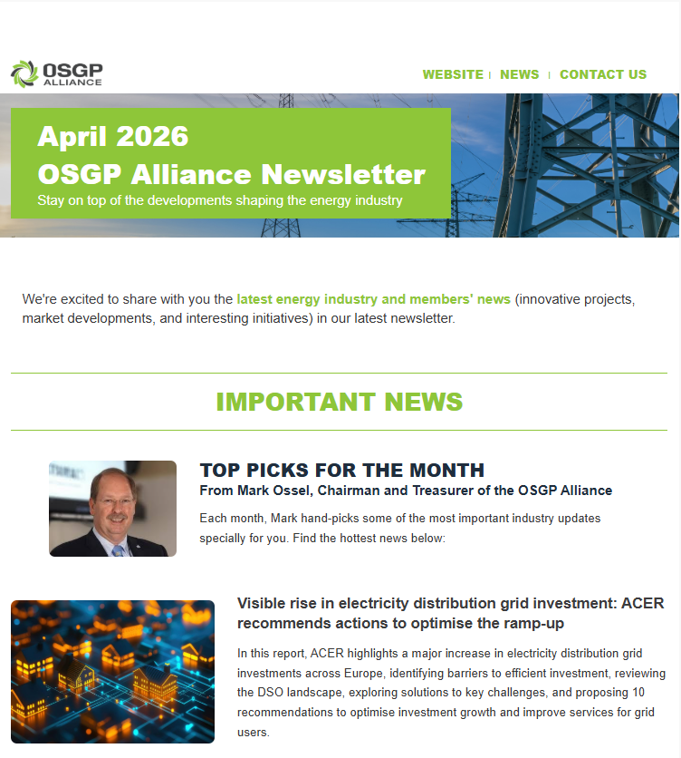 OSGPtweets's tweet photo. Our latest OSGP Alliance newsletter is out.

This month, we cover AI-driven power demand, data centre growth, and increasing pressure on electricity grids, alongside key updates from across the energy sector.

Sneak a peek below and subscribe: https://t.co/vHQR75ABH8 https://t.co/I5ZYtKMEtZ
