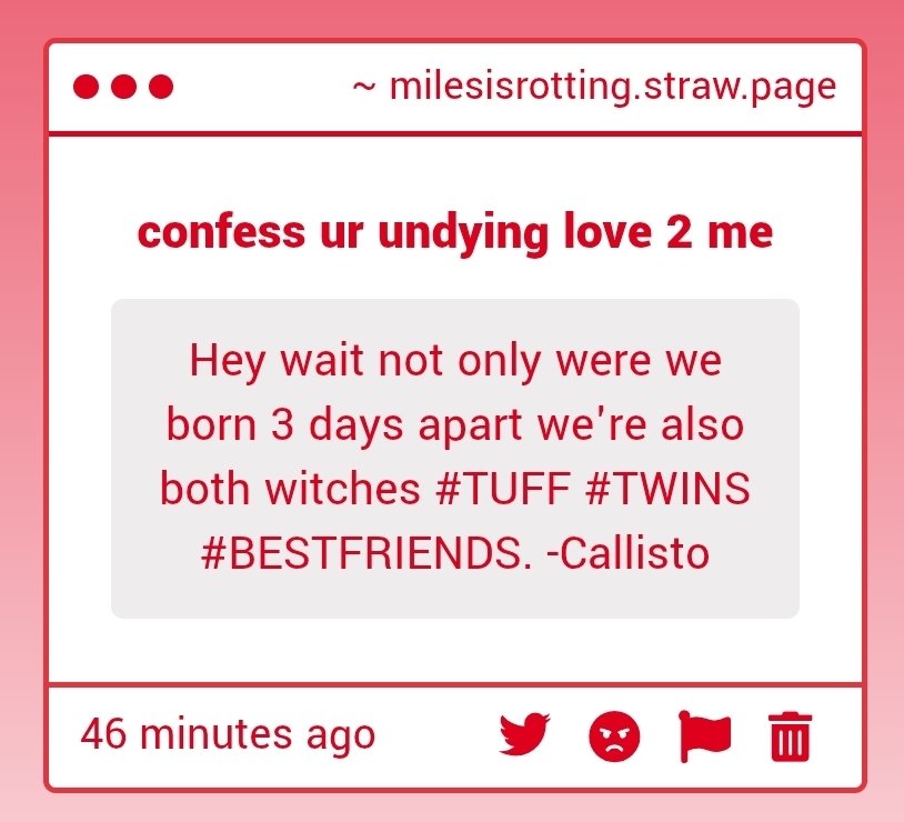 gamzeebulge's tweet image. cal we're meant to be. #Bestfriend  #Soulmates 

milesisrotting.straw.page