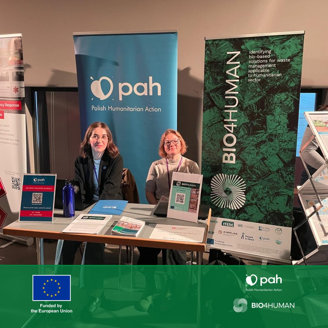 bio_4_human's tweet photo. Representatives of @PAH_org participated in the @Humanitarian Congress in Berlin on 21–22 April 2026.
At the event, PAH hosted a stand showcasing the Bio4HUMAN project, representing the consortium and engaging with a wide range of stakeholders. https://t.co/NDZe4SAGVS