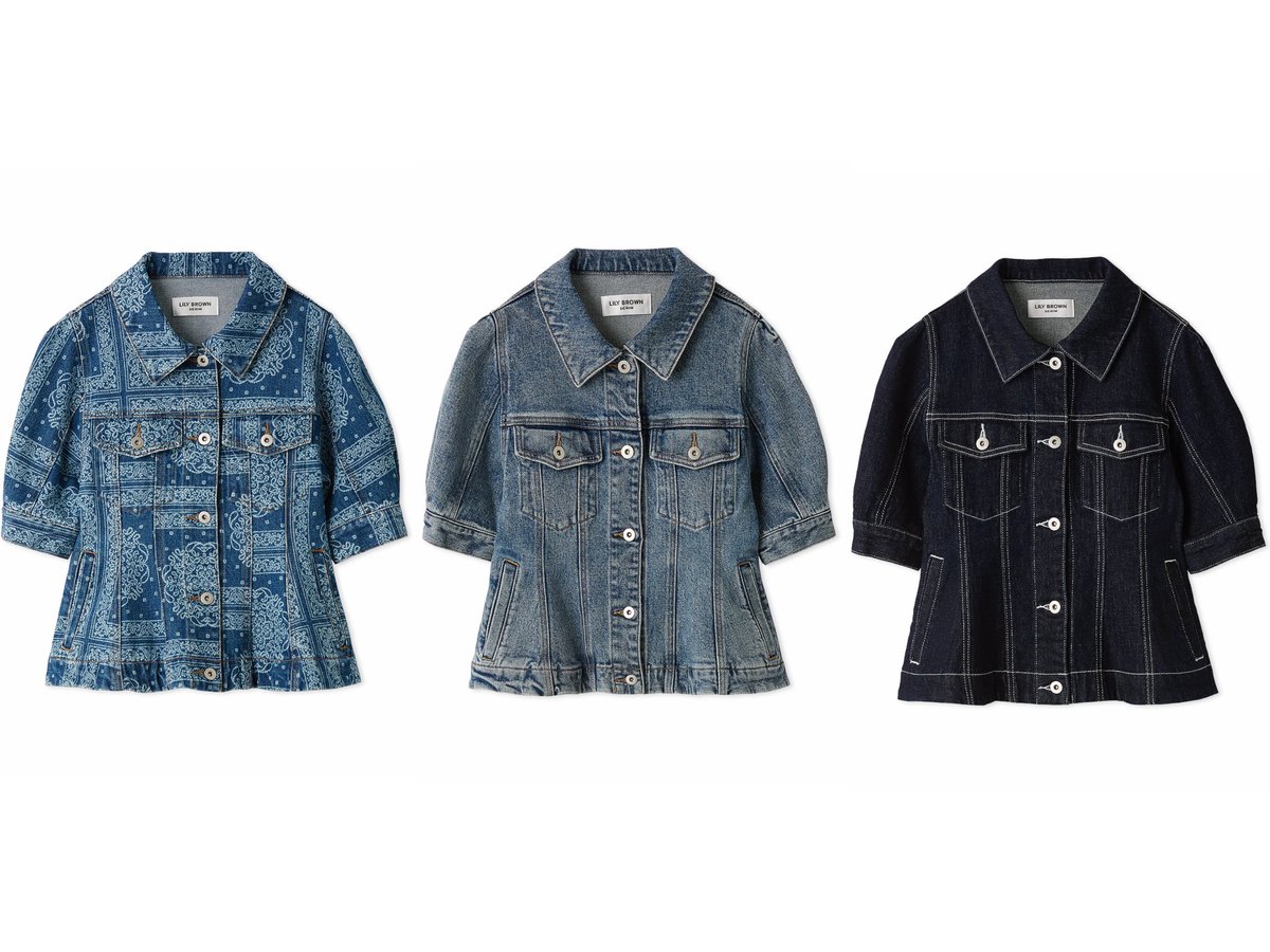 𝐍𝐄𝐖 𝐈𝐍✨ 夏の新作のデニムセットアップが 店頭入荷中🤍 ペプラム
