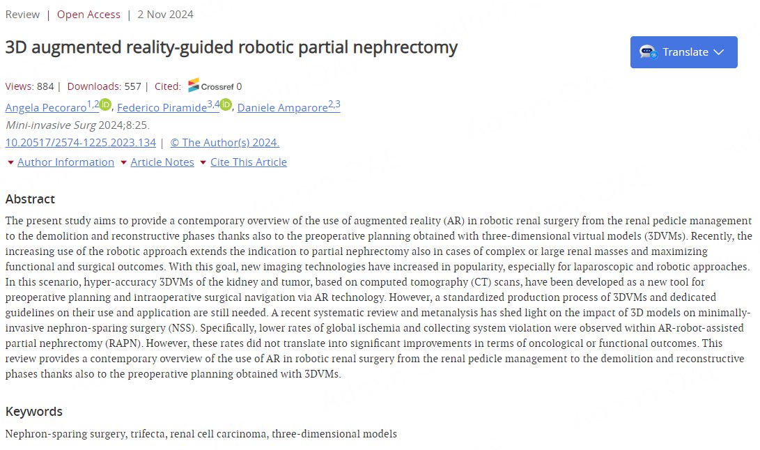 Mini-invasive Surgery tweet media