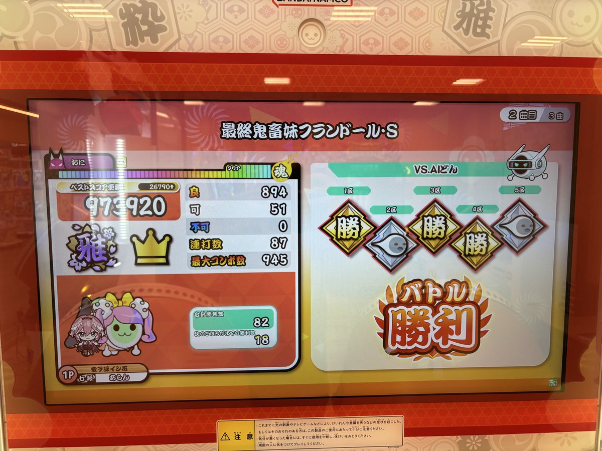 フルコンでけた。