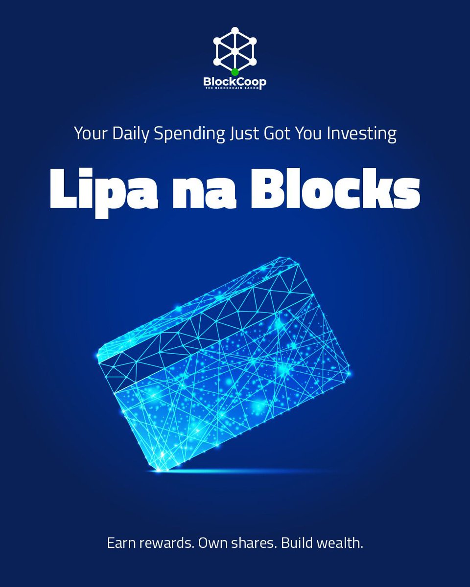 Everyone keeps talking about opportunities and BlockCoop Sacco appears to be one worth attention as it combines blockchain technology with SACCO principles to create a more dynamic ecosystem #LipaNaBlocks