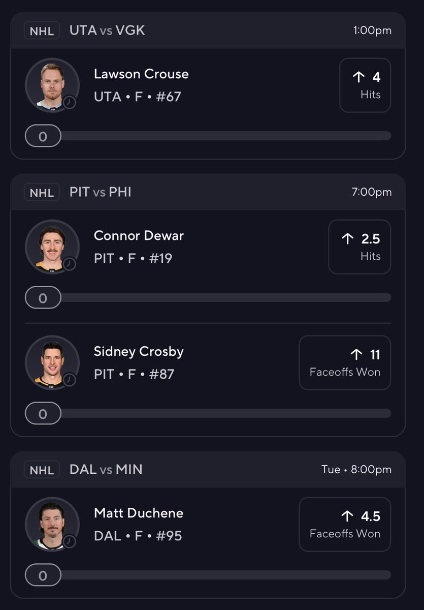 SirypDFS's tweet image. NHL 4 MAN‼️🏒🏆

#NHL #NHLPLAYOFFS #4MAN #prizepicks #underdog #GamblingX #GamblingTwitter