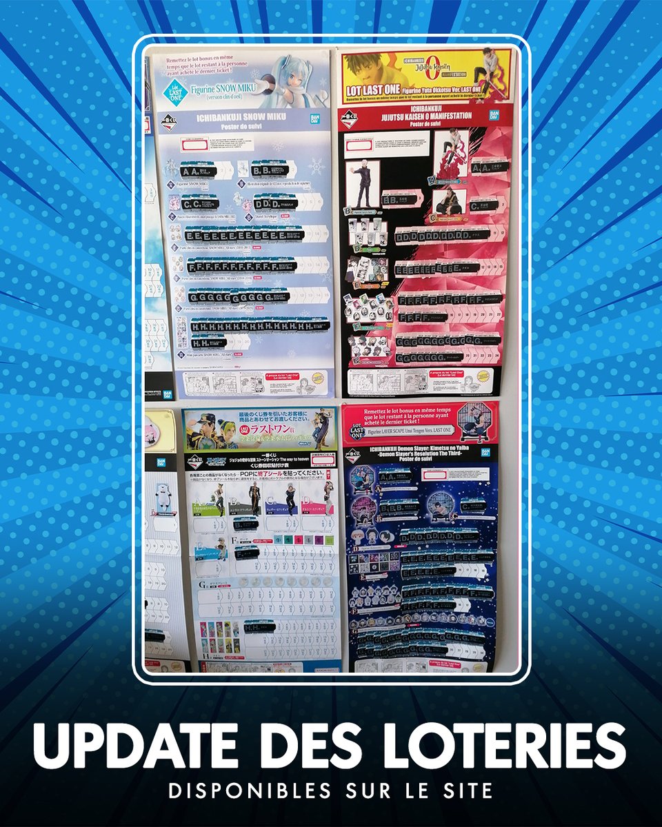 shinsekaifr's tweet image. 🎫Update des loteries🎫
Retrouvez toutes les loteries ici ➡️ shin-sekai.fr/1122-loterie

#goodies #manga