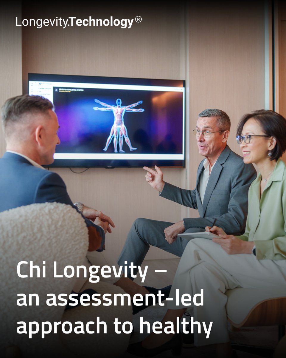 LongevityTech's tweet image. Chi Longevity blends diagnostics, prevention and personalized programs into a clinic model built around extending healthspan.

vist.ly/4zwnv

#longevity #geroscience #preventivecare #diagnostics #healthspan